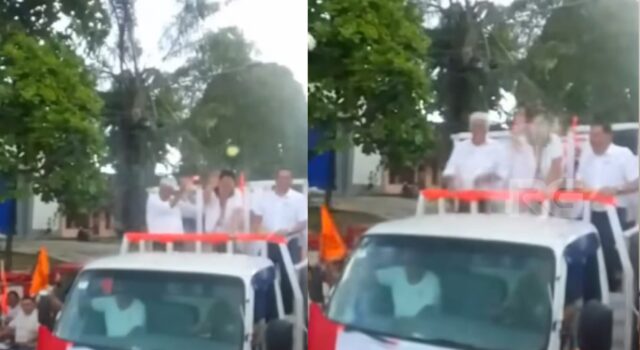 Iquitos: pobladores lanzan globazo en la cara a Keiko Fujimori(VIDEO)