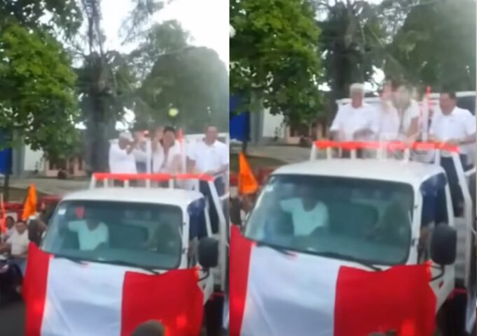 Iquitos: pobladores lanzan globazo en la cara a Keiko Fujimori(VIDEO)