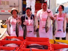 Reparten más de dos toneladas de pescado a comedores de Manchay