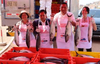 Reparten más de dos toneladas de pescado a comedores de Manchay