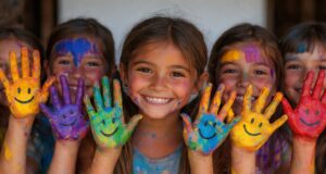 Más de 200 niños de zonas vulnerables de Lima participan en concurso de pintura