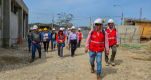 Minedu: I. E. 166 Karol Wojtyla registra 56% de avance y refuerza trabajos para su culminación en junio