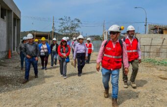Minedu: I. E. 166 Karol Wojtyla registra 56% de avance y refuerza trabajos para su culminación en junio