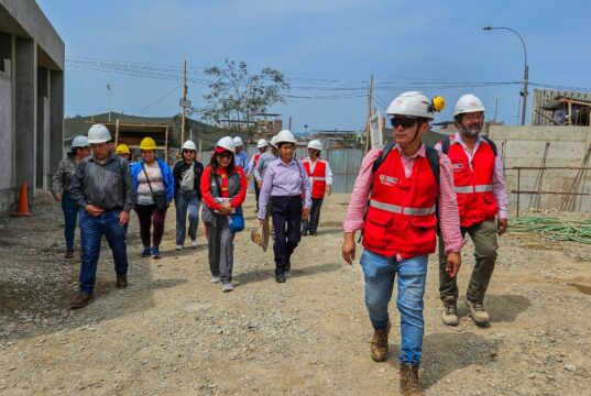 Minedu: I. E. 166 Karol Wojtyla registra 56% de avance y refuerza trabajos para su culminación en junio