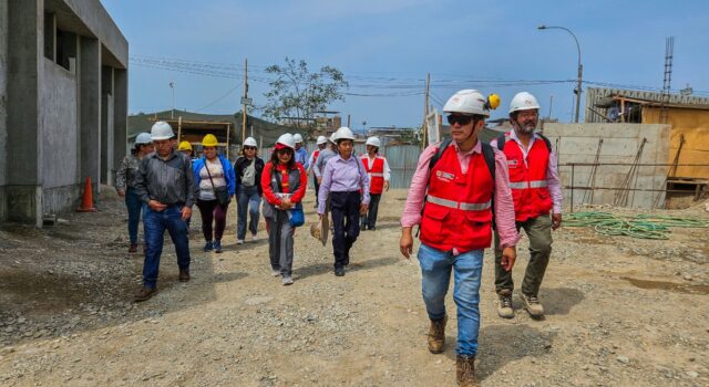 Minedu: I. E. 166 Karol Wojtyla registra 56% de avance y refuerza trabajos para su culminación en junio