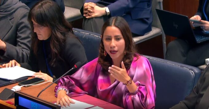Ministra Shica en la ONU: “No queremos ser recordados por cuántos bonos entregamos, sino por cuántas familias apostaron por el progreso”