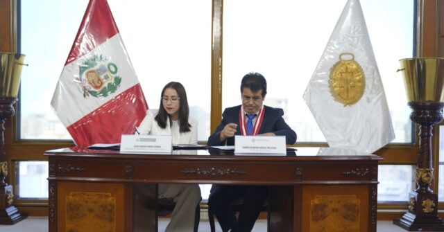 Ministra Lesly Shica y fiscal de la nación firman convenio para sumar al Ministerio Público en el trabajo que realiza el Midis para la población más vulnerable