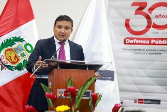 Ministro Jiménez: “El MINJUSDH tiene una trayectoria histórica al servicio de la democracia y de la defensa del ciudadano»