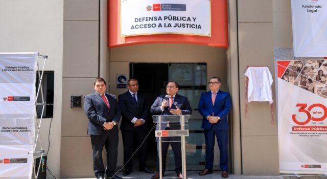 MINJUSDH inicia semana de conmemoración de los 30 años de la Defensa Pública al servicio de los más vulnerables
