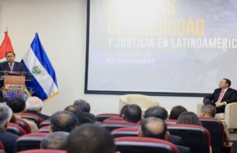 Perú y El Salvador comparten experiencias en políticas de seguridad y justicia