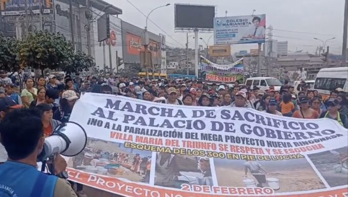 Presidente Jeri, desaíra a pobladores de Lima Sur que siguen en pie de lucha por el agua(VIDEO)