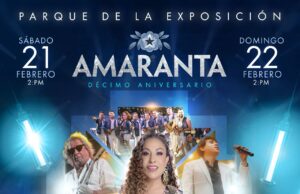 AMARANTA CELEBRA A LO GRANDE 10 AÑOS DE VIDA ARTÍSTICA
