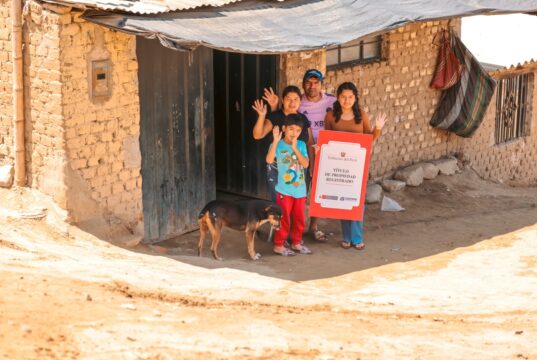 Cofopri despliega brigada en todo el país para empadronar más de 8 mil 400 predios en marzo