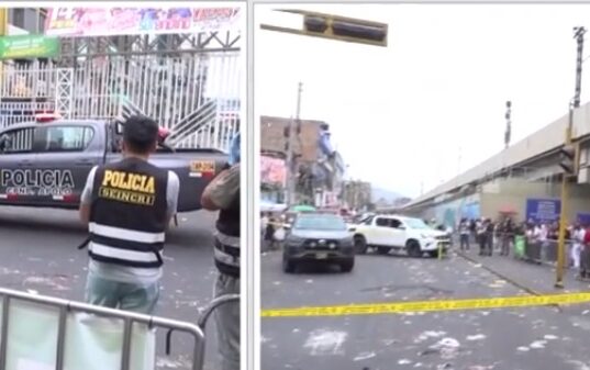 Terror en Gamarra: Balacera deja un muerto y un herido cerca a la estación del Metro de Lima