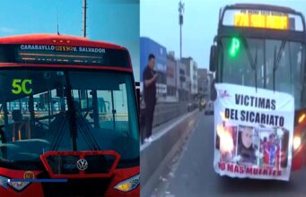‘El Rápido’: Buses paralizaron sus labores por muerte de chofer y PNP impide que lleguen al Congreso