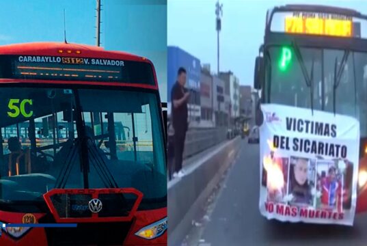 ‘El Rápido’: Buses paralizaron sus labores por muerte de chofer y PNP impide que lleguen al Congreso