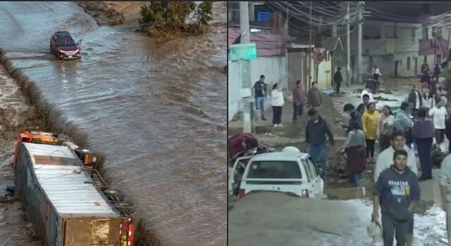 Lluvias inundan Arequipa, Ica, Lambayeque y más regiones:desborde de ríos y pistas cerradas