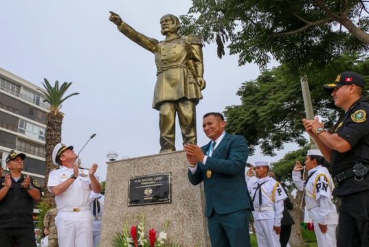 Después de 100 años, Ancón inauguró su renovada plaza central Francisco Talleri