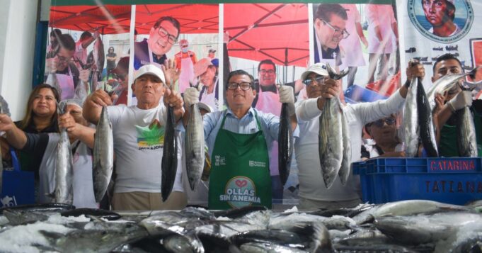 Más de mil familias vulnerables de Chorrillos reciben pescado fresco gratis para combatir la anemia gracias a campaña «Ollas sin anemia»