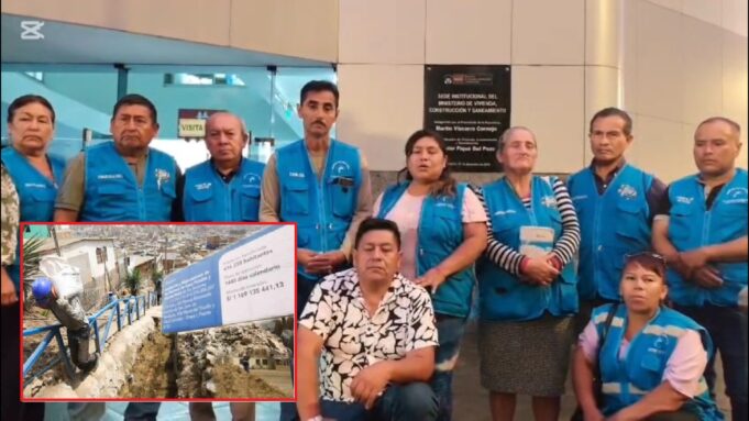 Pobladores del sur de Lima marcharán a Palacio exigiendo continuidad de mega obra Nueva Rinconada y la renuncia del Presidente del Directorio de Sedapal