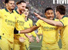 AC Milán goleó al Bolonia 3-0 de visitante y quedó a cinco puntos del líder de la Serie «A» Inter