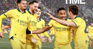 AC Milán goleó al Bolonia 3-0 de visitante y quedó a cinco puntos del líder de la Serie «A» Inter